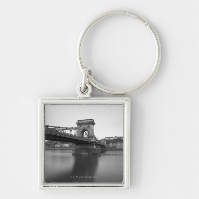 Szechenyi Chain Bridge and Danube Key Ring (Front)