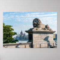 Szechenyi Chain Bridge and Parliament of Budapest