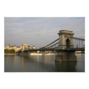 Szechenyi lanchid Szechenyi Chain Bridge), 2 Photo Print