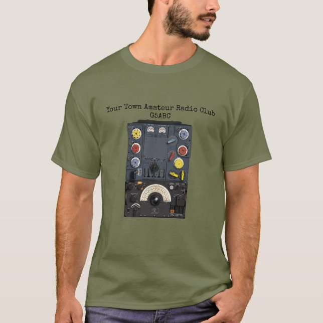 T1154 R1155 Lancaster Bomber WWII Radio call sign T-Shirt (Front)