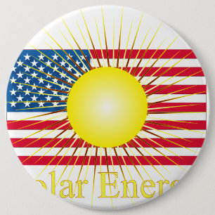 T14a Solar Energy 6 Cm Round Badge