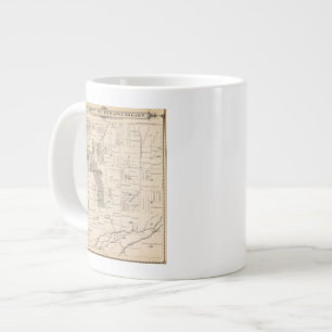 T17S R23E Tulare County Section Map Large Coffee Mug