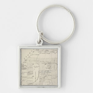 T18S R21E Tulare County Section Map Key Ring