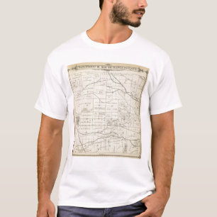 T18S R24E Tulare County Section Map T-Shirt