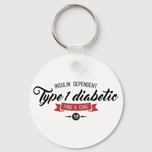 T1D Alert Keychain (Front)