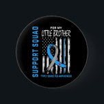 T1d Awareness Flag Little Brother Type 1 Diabetes  6 Cm Round Badge<br><div class="desc">T1d Awareness Flag Little Brother Type 1 Diabetes Matching</div>