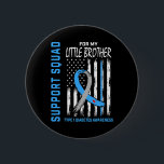 T1d Awareness Flag Little Brother Type 1 Diabetes  6 Cm Round Badge<br><div class="desc">T1d Awareness Flag Little Brother Type 1 Diabetes Matching</div>