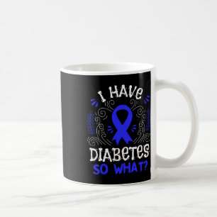 T1d Awareness Ribbon Gift For Juvenile Diabetes Pa Coffee Mug