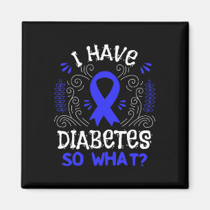 T1d Awareness Ribbon Gift For Juvenile Diabetes Pa Magnet