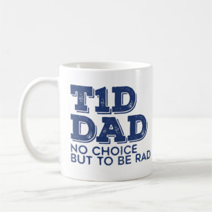 T1d Dad Rad (Navy) Coffee Mug