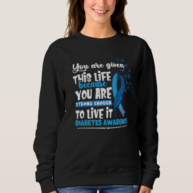 T1D Diabetes Awareness Premium Sweatshirt (Front)