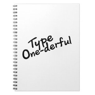 T1D Diabetic Diabetes Gifts Notebook