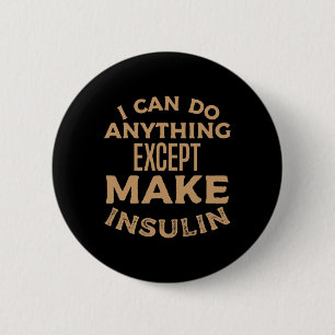 T1d Diabetic Type 1 Diabetes Awareness Men Women K 6 Cm Round Badge