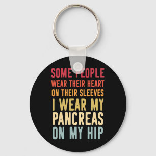 T1d Diabetic Type 1 Diabetes Awareness Men Women K Key Ring