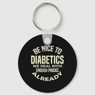 T1d Diabetic Type 1 Diabetes Awareness Men Women K Key Ring