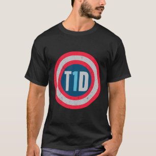 T1d Diabetic Type 1 Diabetes Awareness Men Women K T-Shirt
