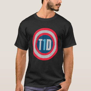 T1D Diabetic Type 1 Diabetes Awareness Men Women K T-Shirt