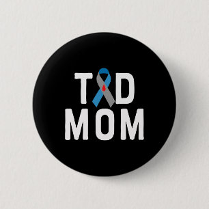 T1d Mum Type 1 Diabetes Awareness Insulin Family S 6 Cm Round Badge
