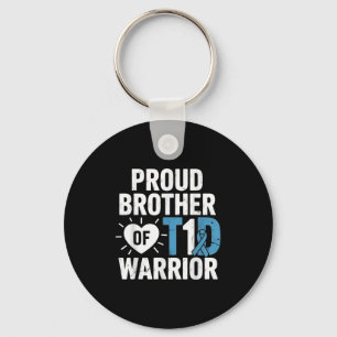 T1d Proud Brother Diabetes Awareness Type 1 Insuli Key Ring