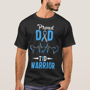 T1D Proud Dad Diabetes Awareness Type 1 Insulin Pa T-Shirt