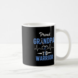 T1D Proud Grandpa Diabetes Awareness Type 1 Insuli Coffee Mug