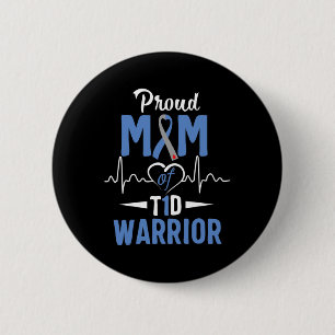 T1d Proud Mum Diabetes Awareness Type 1 Insulin Pa 6 Cm Round Badge