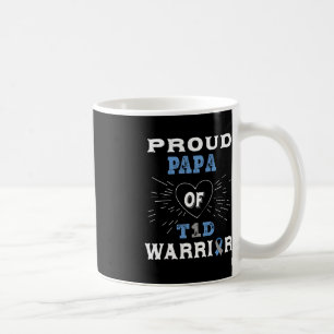 T1D Proud Papa Diabetes Awareness Type 1 Insulin P Coffee Mug
