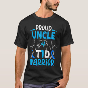 T1d Proud Uncle Diabetes Awareness Type 1 Insulin T-Shirt