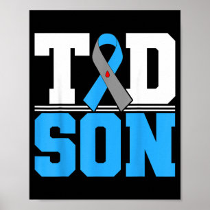 T1d Son Type One Diabetes Awareness Month Poster