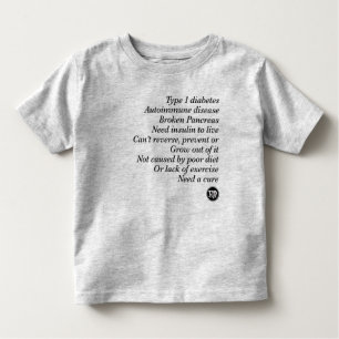 T1d Truth Toddler T-Shirt