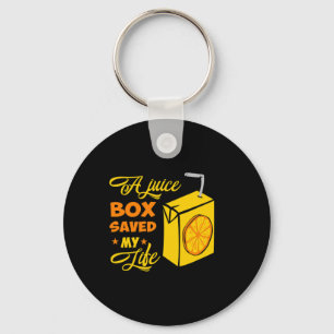 T1d Type 1 Diabetes Awareness Gift Juice Box Saved Key Ring