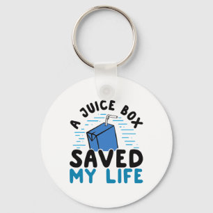 T1d Type 1 Diabetes Awareness Juice Box Saved My L Key Ring