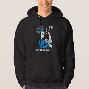 T1D Type 1 diabetes Awareness Type 1 Diabetes  3 Hoodie