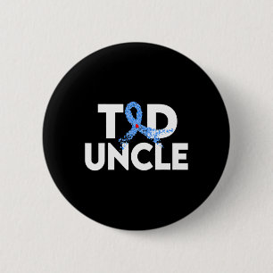 T1D Uncle Type 1 Diabetes Awareness Insulin Family 6 Cm Round Badge