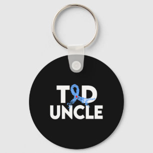 T1d Uncle Type 1 Diabetes Awareness Insulin Family Key Ring
