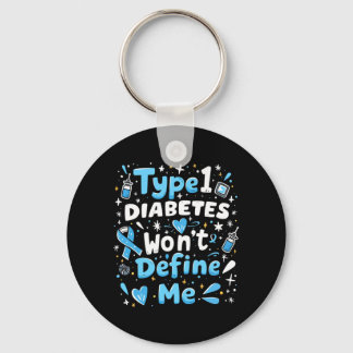 T1d Warrior Insulin Diabetic Type 1 Diabetes Key Ring
