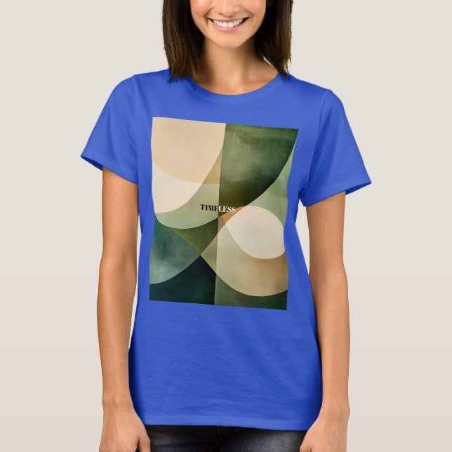 T1MELESS Minimalist Abstract Painting. T-Shirt (Front)