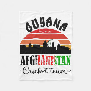 T20 Cricket Guyana Host To The Afghanistan Cricket Fleece Blanket