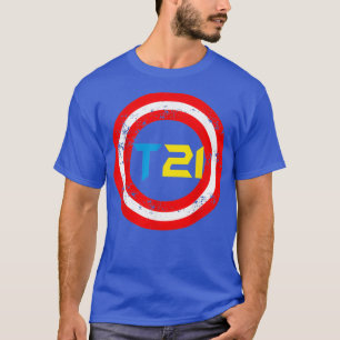 T21 Superhero World Down Syndrome Awareness Day T-Shirt