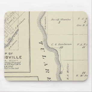 T22S R22E Tulare County Section Map Mouse Pad