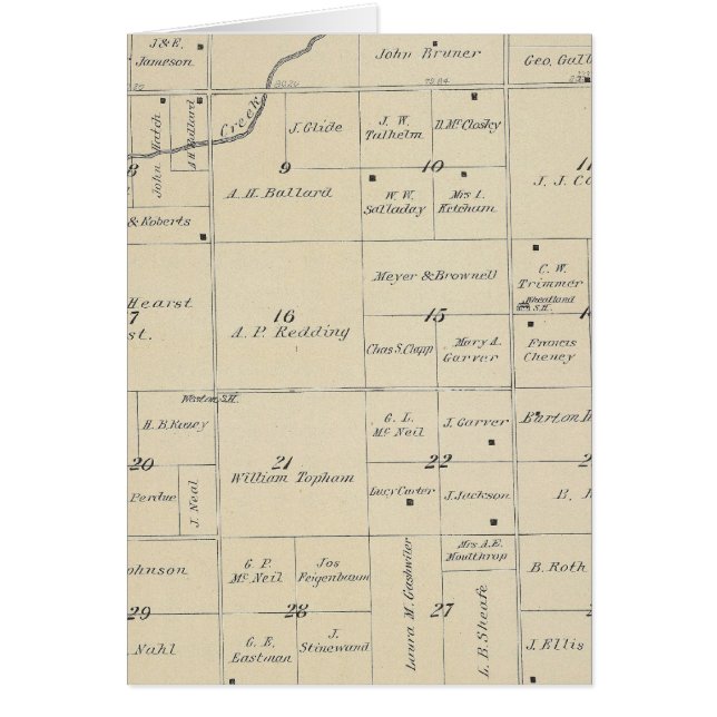 T23S R26E Tulare County Section Map (Front)
