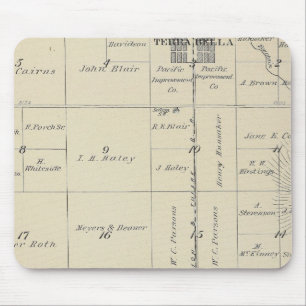 T23S R27E Tulare County Section Map Mouse Pad