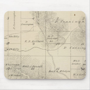 T23S R28E Tulare County Section Map Mouse Pad