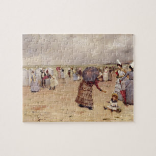 T29836 Elegant Figures on a Beach, 1886 Jigsaw Puzzle