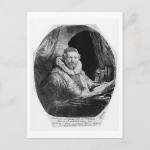 T29953 Portrait of Jan Uytenbogaert, Preacher of t Postcard