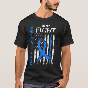 T2 Husband Type 2 Diabetes Awareness American Flag T-Shirt
