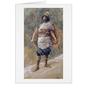 T30121 An Old Testament Warrior (w/c on paper)
