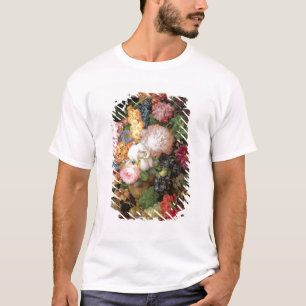 T30763 A Still Life of Flowers and Fruit (panel) T-Shirt