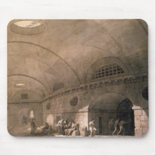 T31459 A Prison Scene, 1794 (pen & ink, wash, chal Mouse Pad