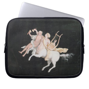T31466 A Female Centaur and Companion Making Music Laptop Sleeve